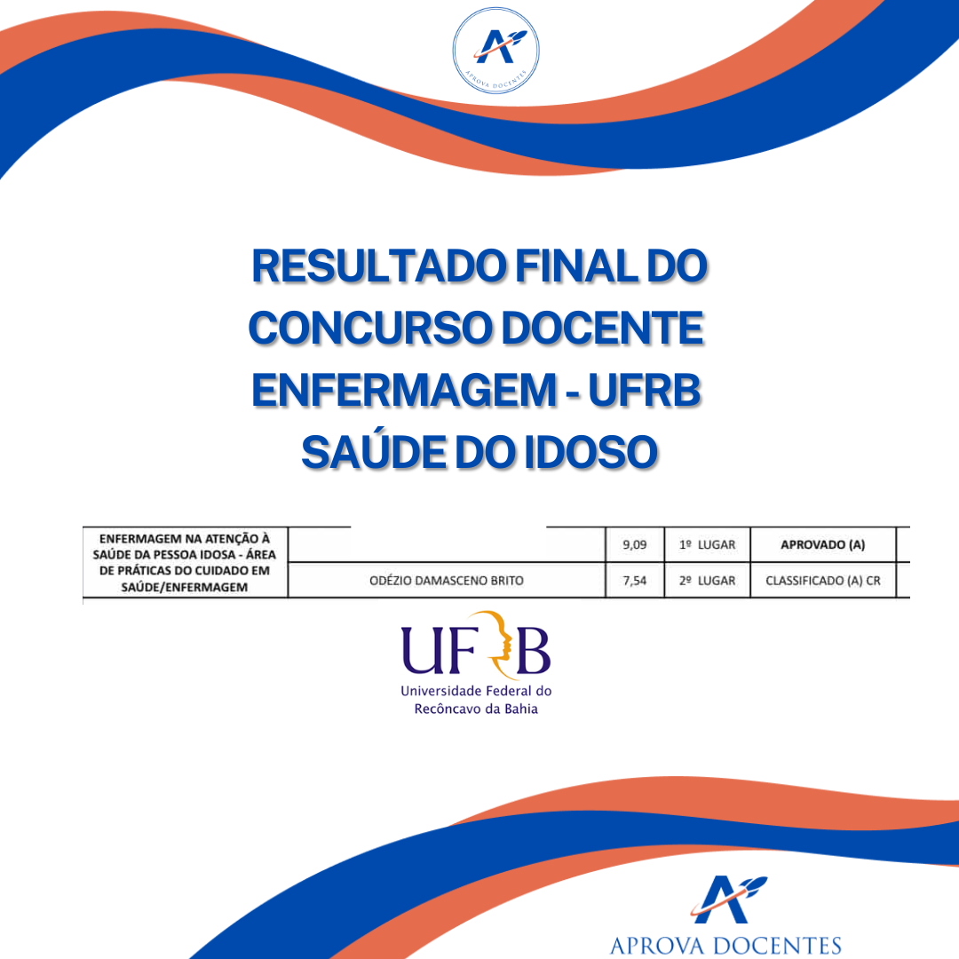 Aprovação UFRB - Odézio Brito