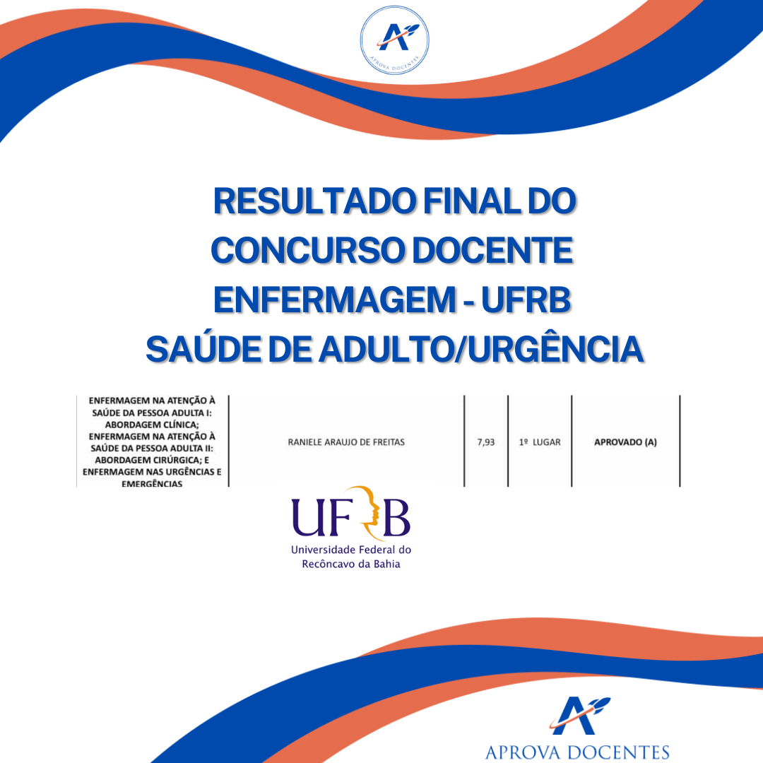 Aprovação UFRB - Raniele Freitas