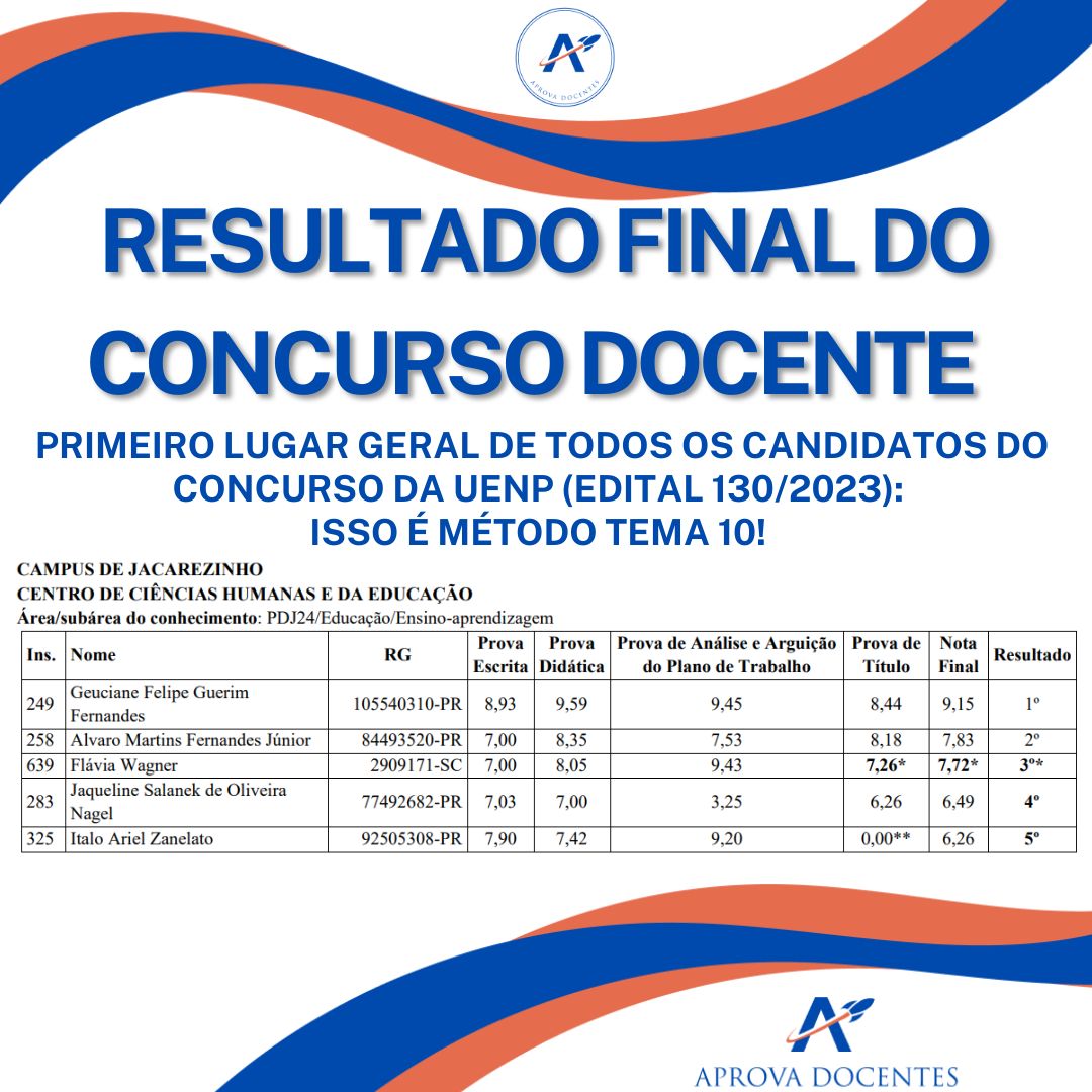 Aprovação UENP - Euciane