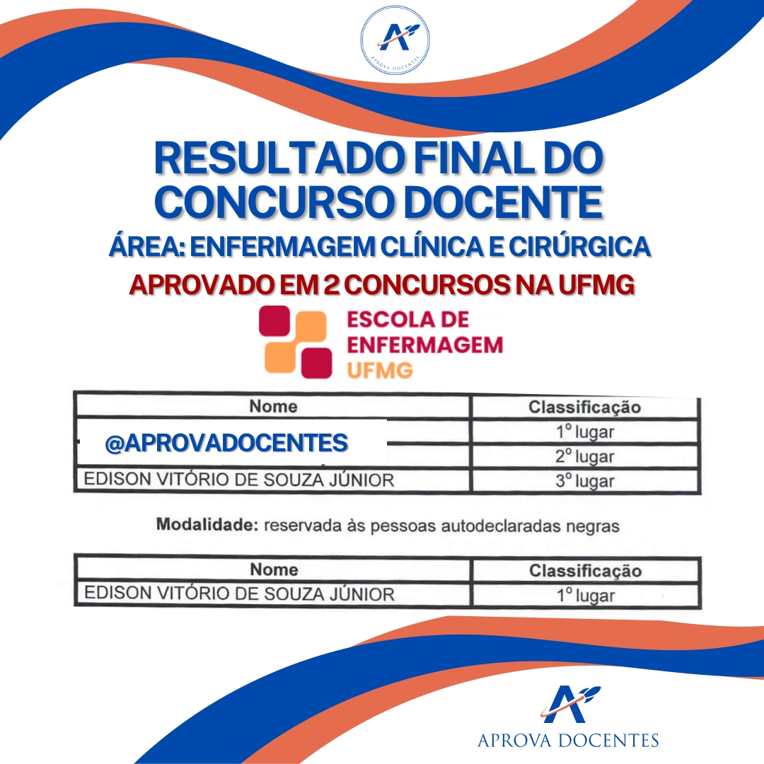 Aprovação UFMG - Vitorio Jr