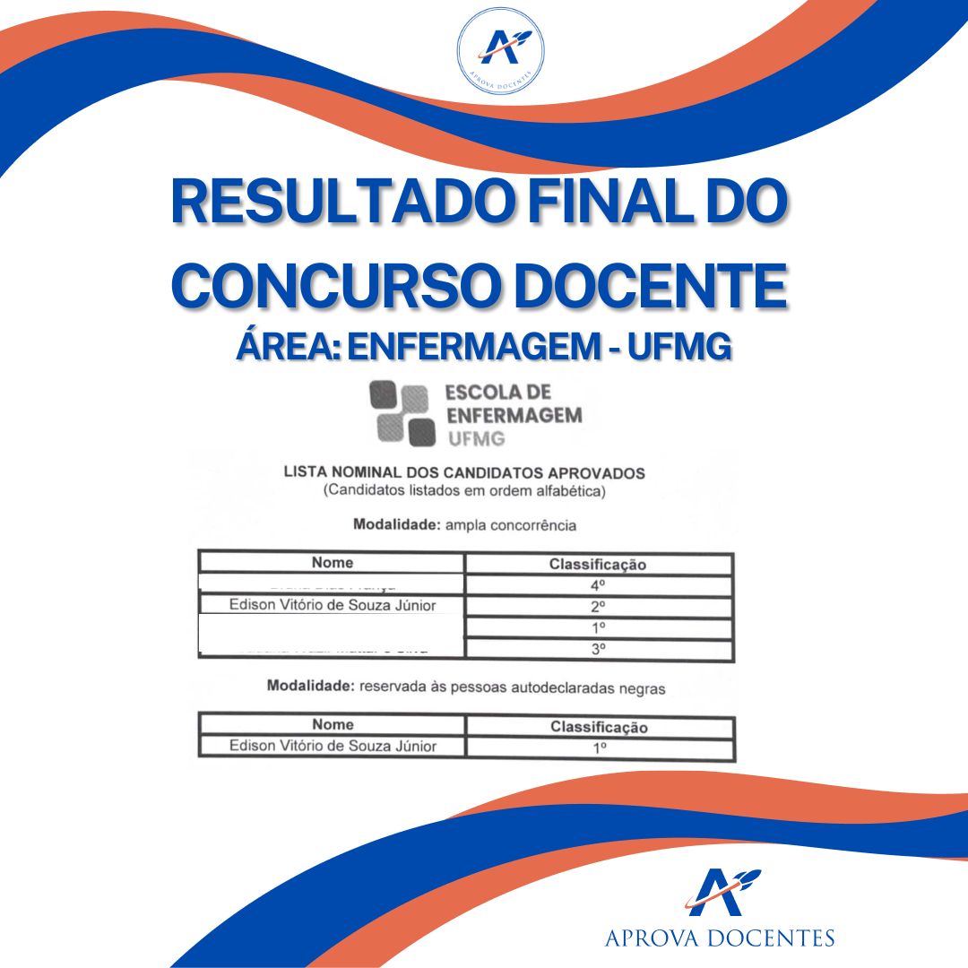 Aprovação UFMG - Edison