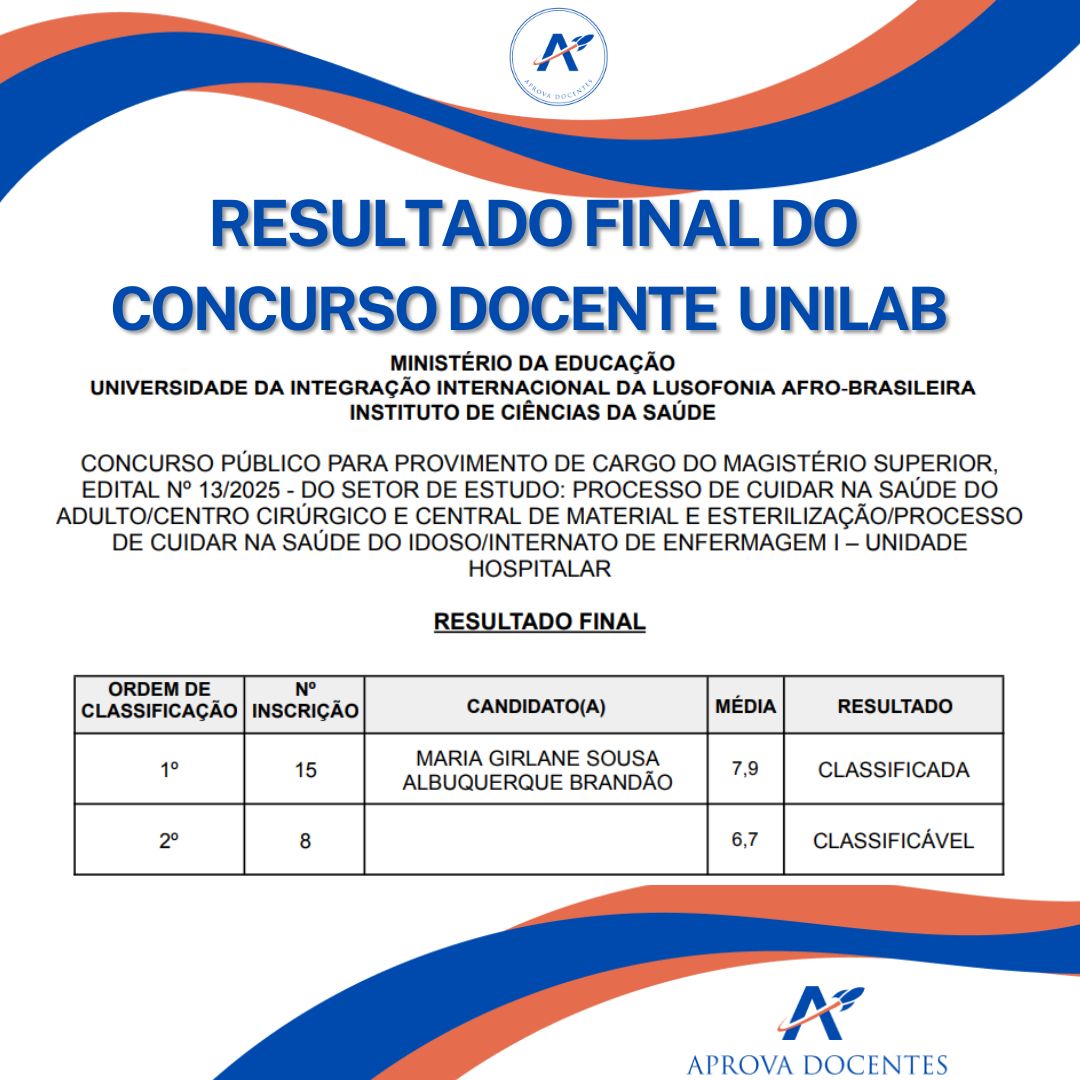 Aprovação UNILAB - Girlanee